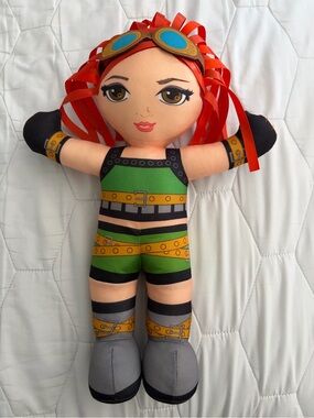 Wwe becky lynch Green Steampunk talking stuffy doll